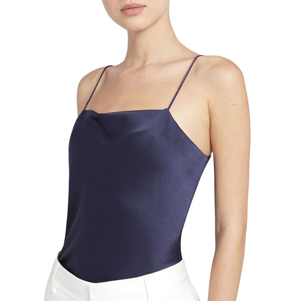 NWT Alice + Olivia Harmon Camisole Navy Top Size L - Picture 2 of 5